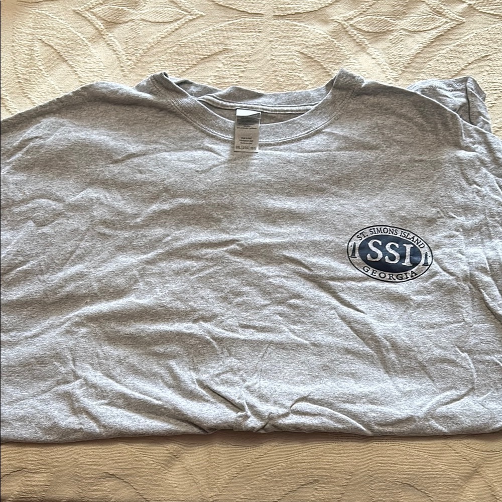 SSI St. Simons Island Gray T-Shirt
